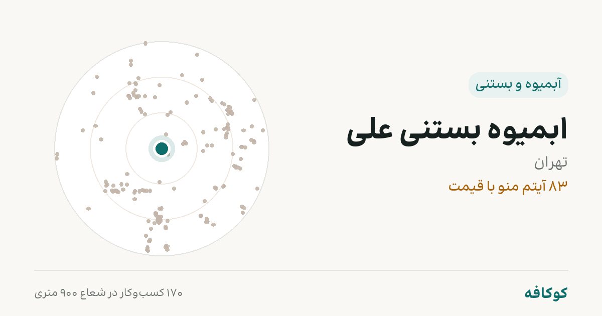 ابمیوه بستنی علی