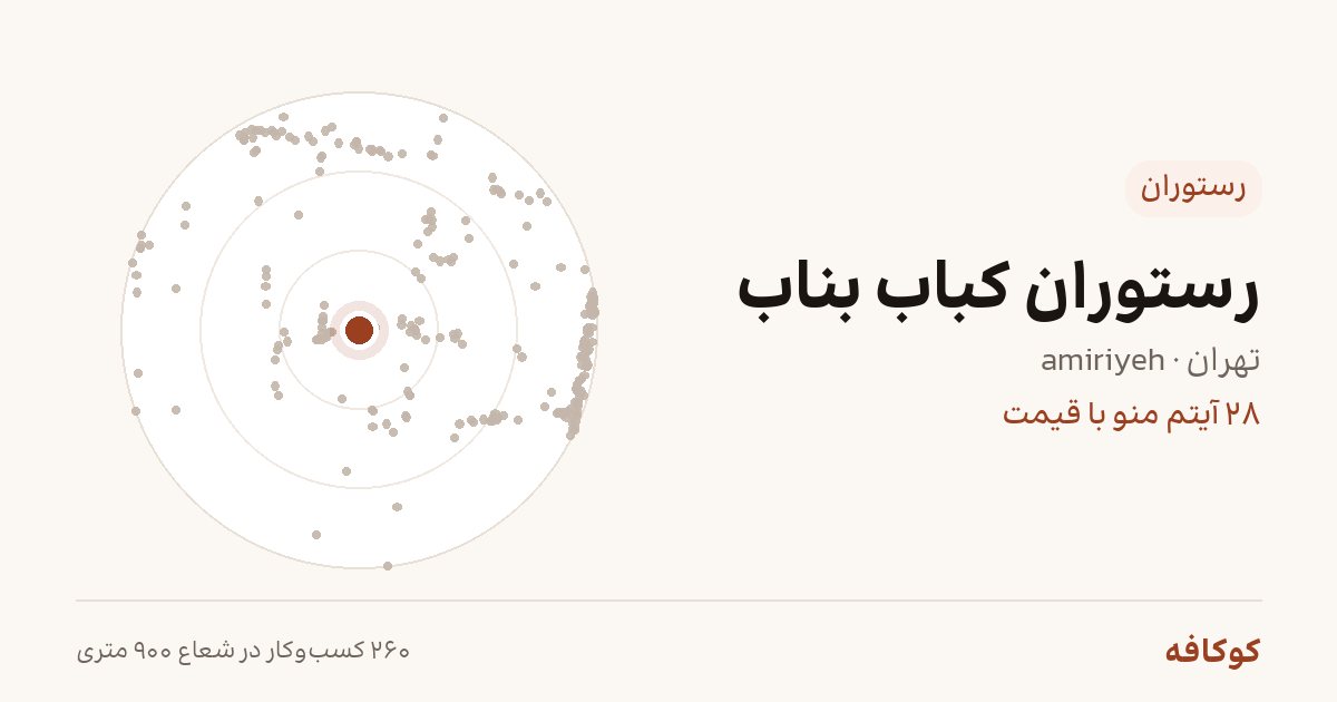 رستوران کباب بناب