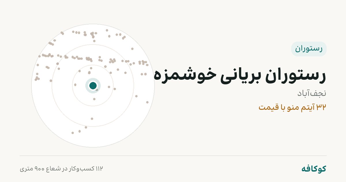 رستوران بریانی خوشمزه
