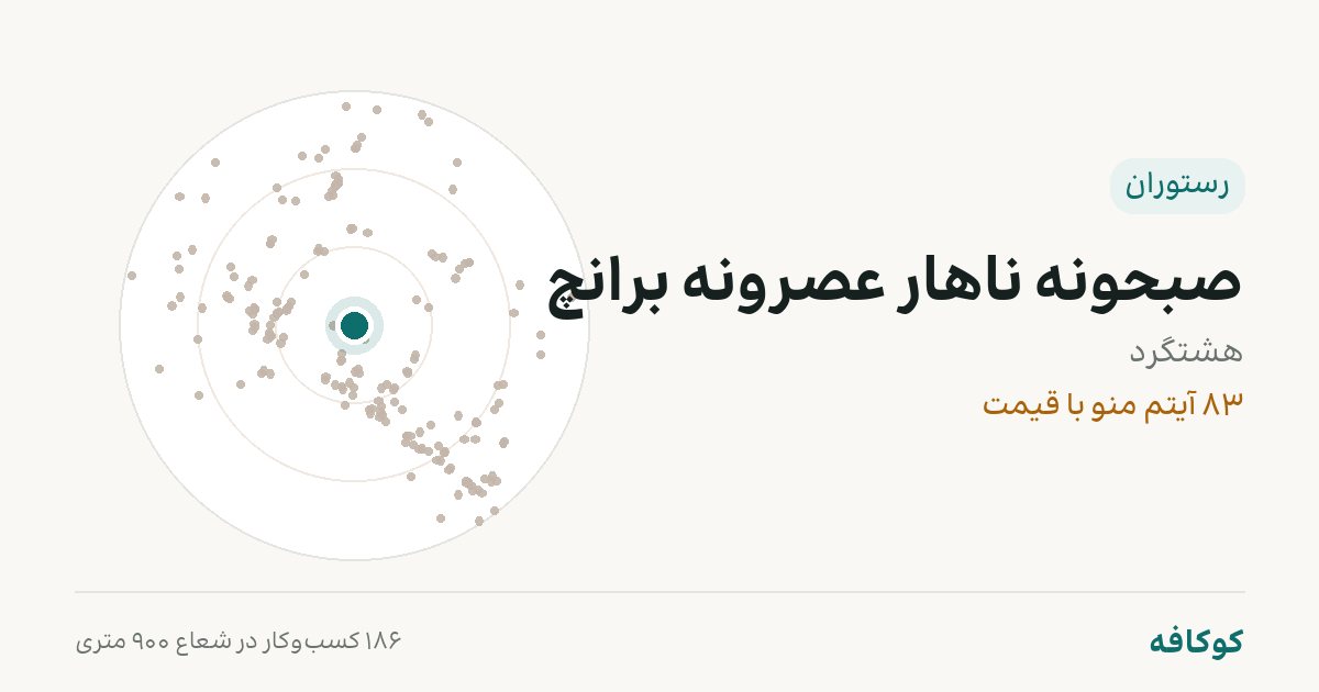 صبحونه ناهار عصرونه برانچ