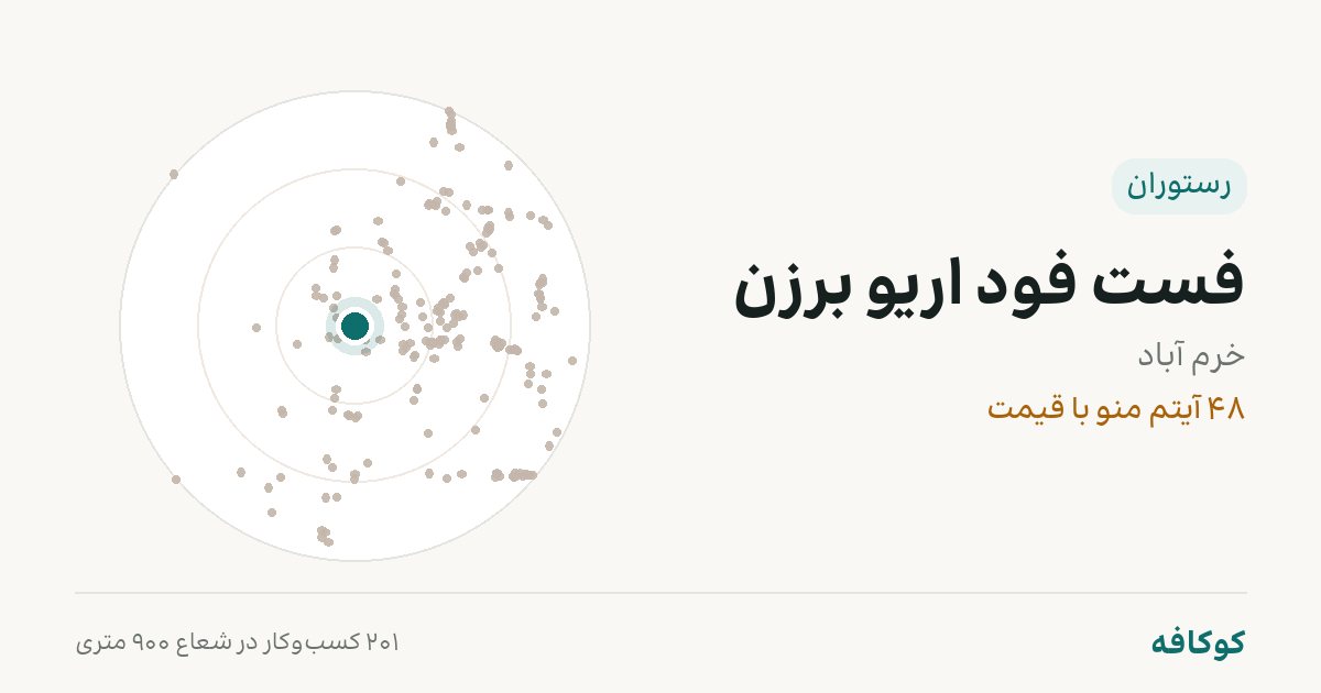 فست فود اریو برزن