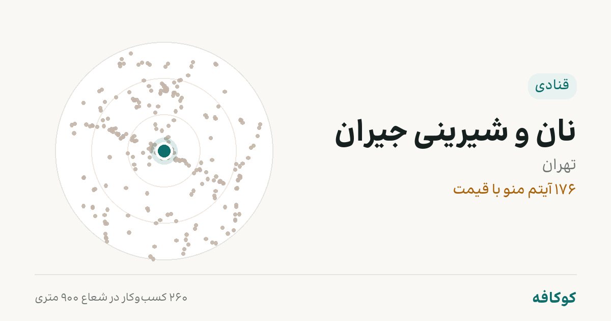 نان و شیرینی جیران