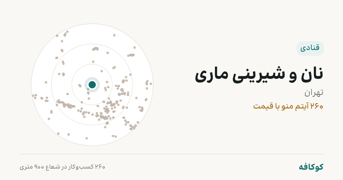 نان و شیرینی ماری