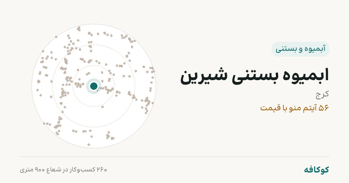 ابمیوه بستنی شیرین