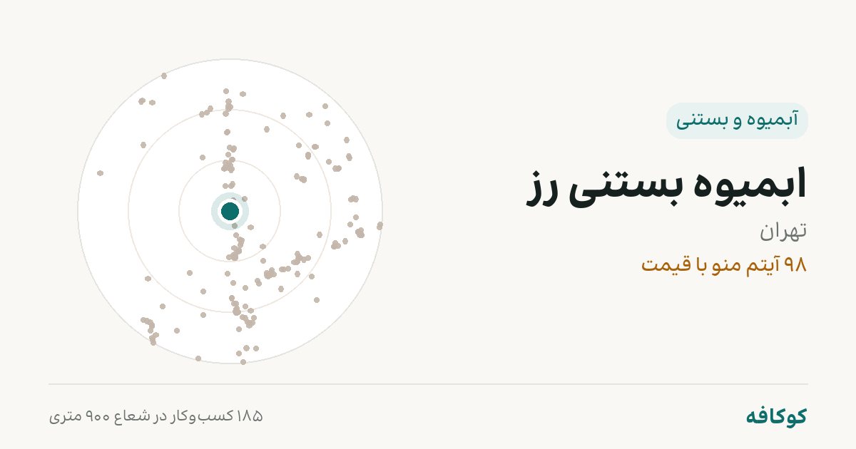 ابمیوه بستنی رز