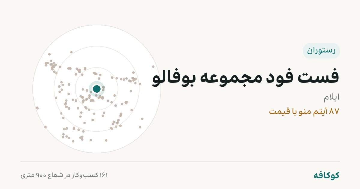 فست فود مجموعه بوفالو