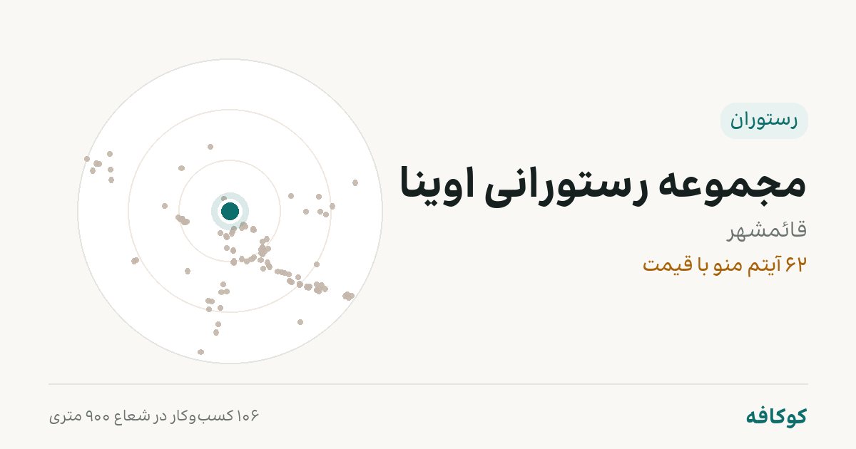 مجموعه رستورانی اوینا