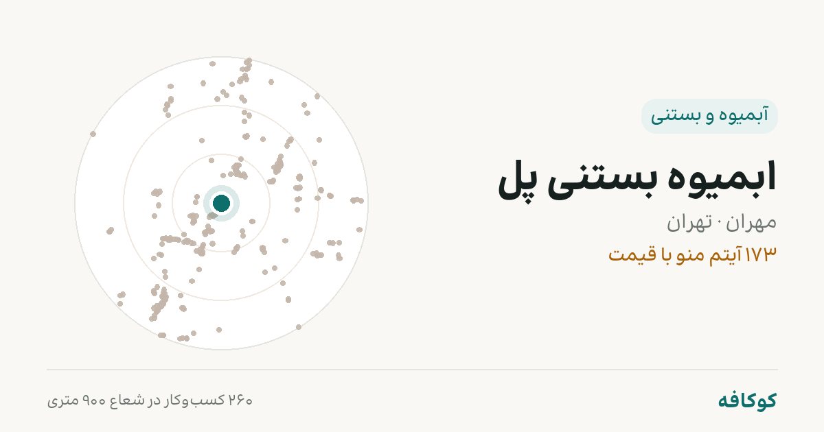 ابمیوه بستنی پل