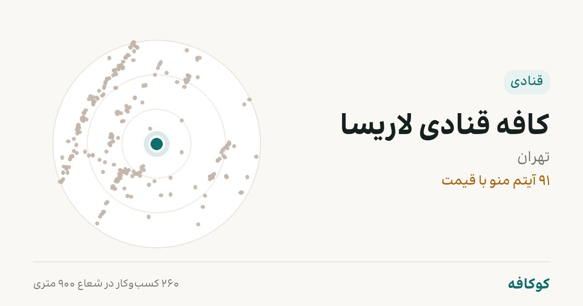 کافه قنادی لاریسا