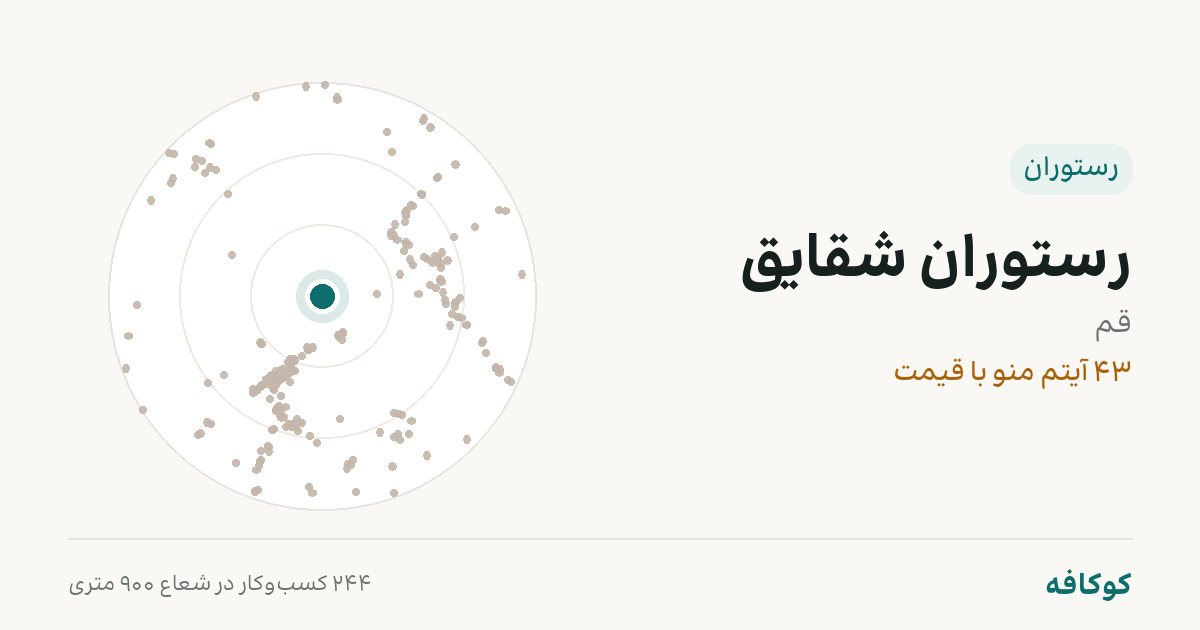 رستوران شقایق