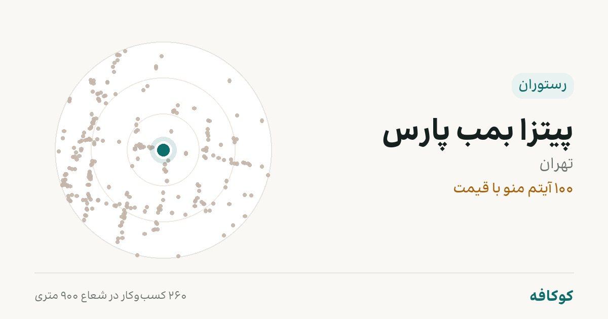 پیتزا بمب پارس