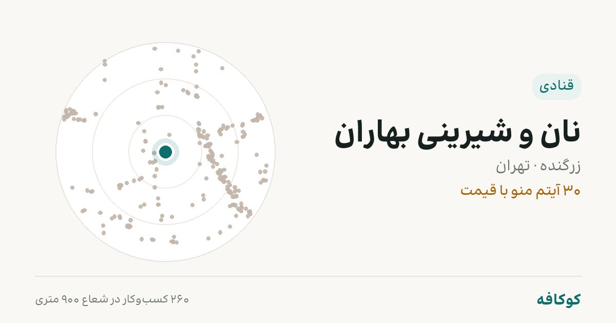 نان و شیرینی بهاران
