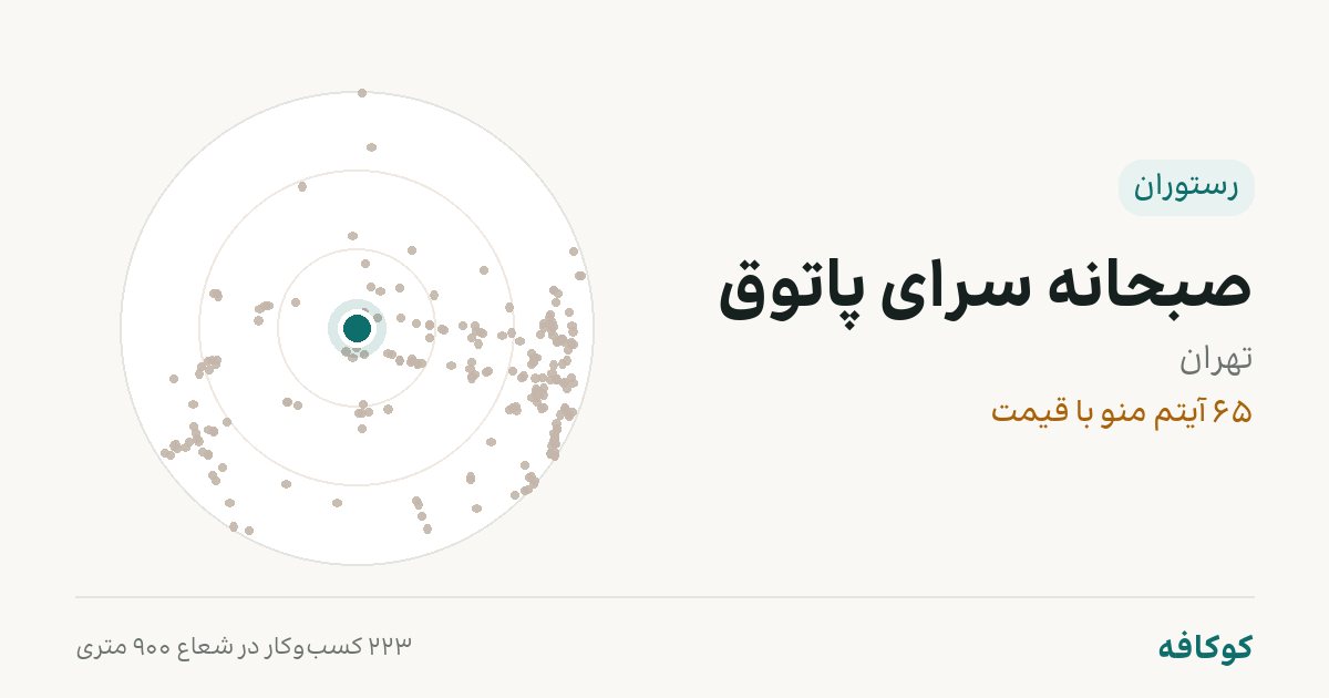 صبحانه سرای پاتوق