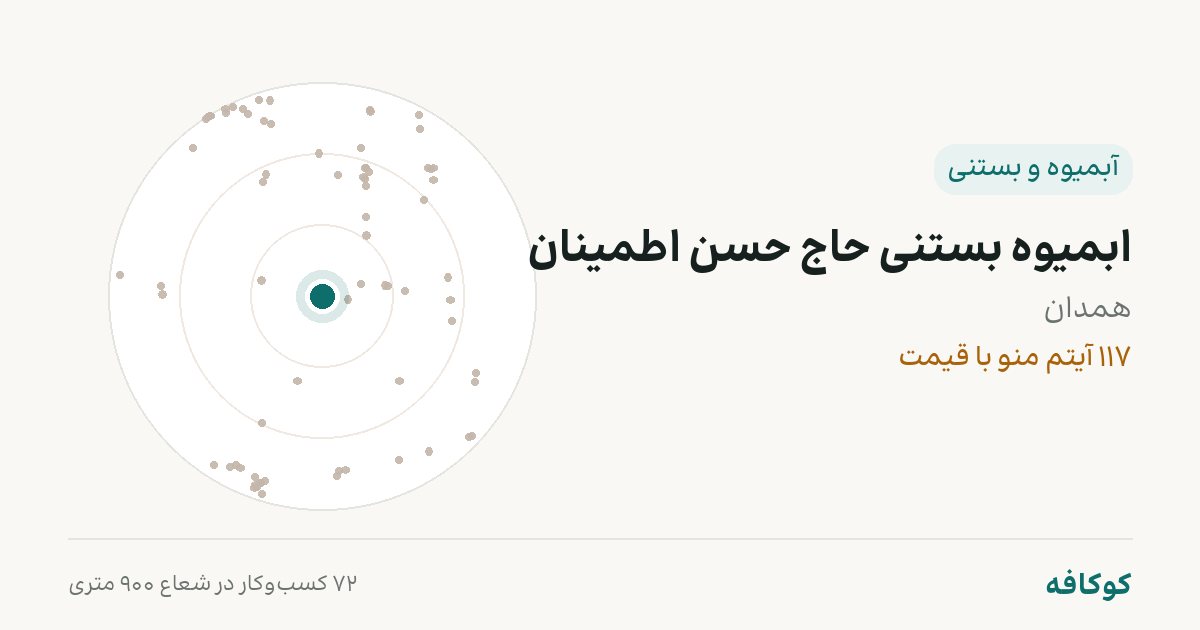ابمیوه بستنی حاج حسن اطمینان