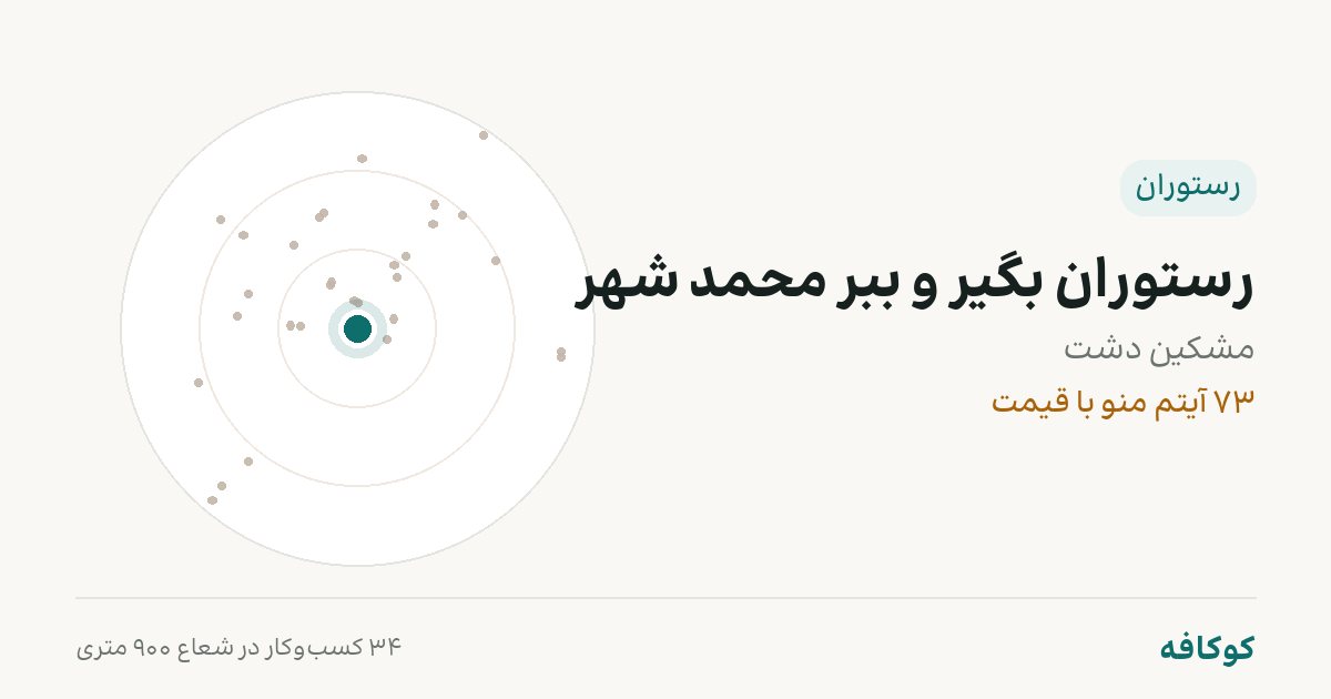 رستوران بگیر و ببر محمد شهر