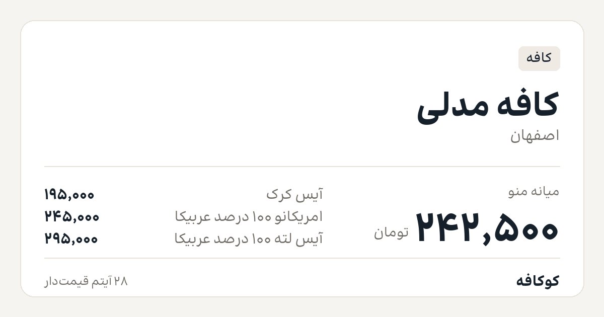 کافه مدلی