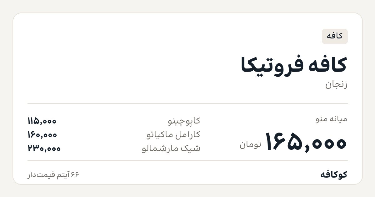 کافه فروتیکا