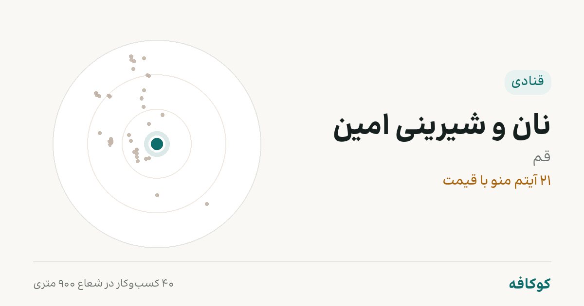 نان و شیرینی امین