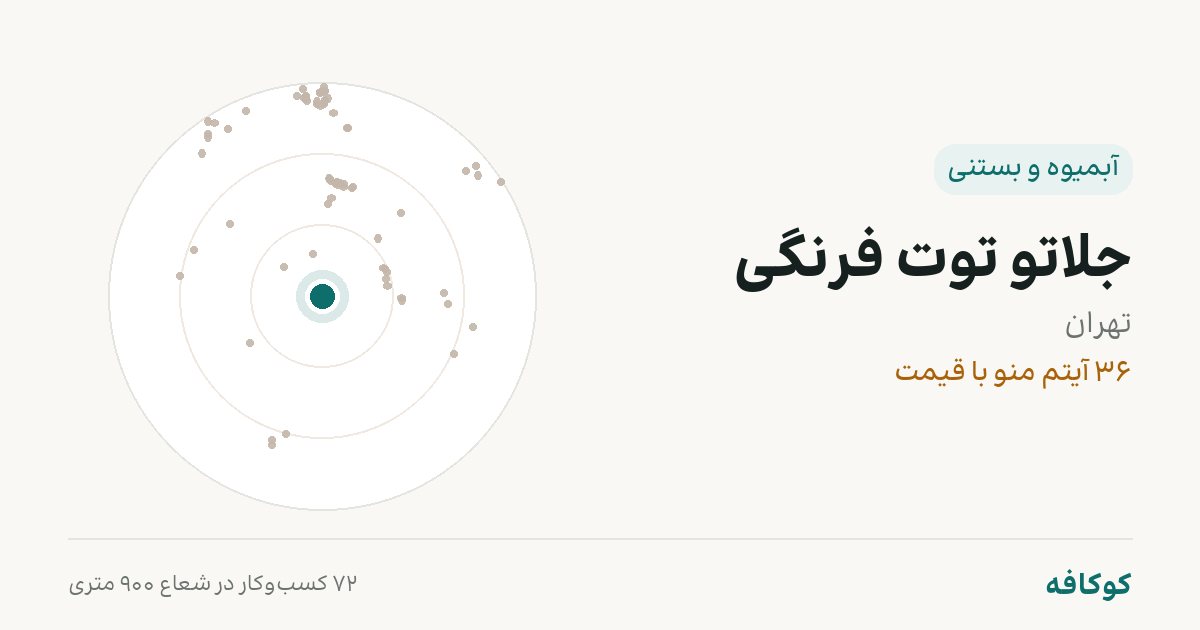 جلاتو توت فرنگی
