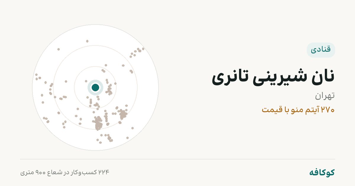 نان شیرینی تانری